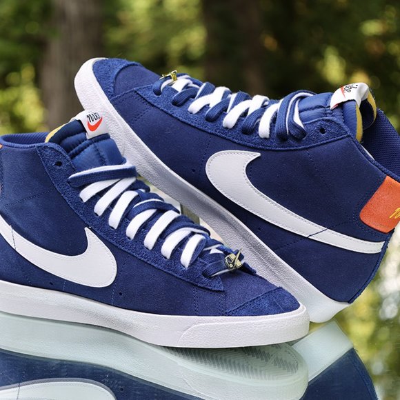 Nike Blazer Mid 77 First Use Deep Royal Blue Mens Size 10 - Picture 10 of 13